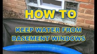 How to Keep Water from Getting in Your Basement Window [upl. by Imat558]