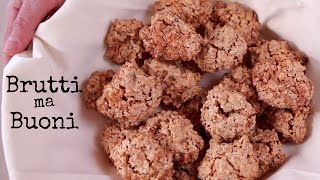 BRUTTI MA BUONI Ricetta Facile  Flourless Nut Cookies Easy Recipe [upl. by Elwira]