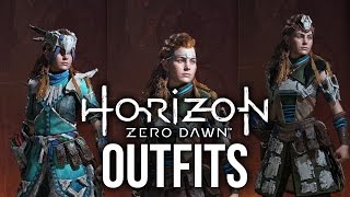 Horizon Zero Dawn  Outfit Customization amp Weapons [upl. by Pollock]