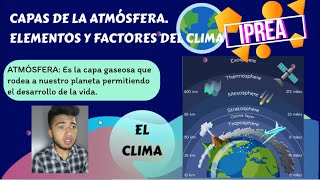 Capas de la atmósfera Elementos y Factores del clima [upl. by Lara]