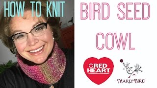 How to Knit the Bird Seed Cowl with Marly Bird [upl. by Garfinkel111]