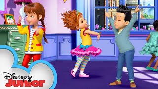 Nancys Dance Party 💃  Fancy Nancy  Disney Junior [upl. by Sugna538]