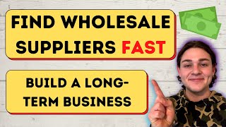 How to Find Profitable Wholesale Suppliers for Amazon FBA [upl. by Yarahs]