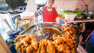 The Original Fish Tacos 🐟 🌮  MEXICAN STREET FOOD in Ensenada Mexico 🇲🇽 [upl. by Larisa]