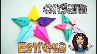 Como hacer una estrella de papel origami [upl. by Higginson]