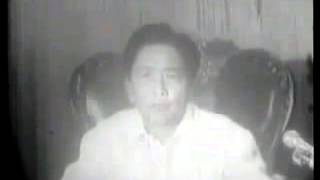 Declaration of Martial law in the Philippines Sept 21 1972 [upl. by Westphal]