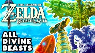 The Legend of Zelda Breath of The Wild  All Divine Beasts Nintendo Switch [upl. by Muire]