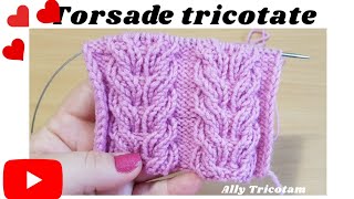 Torsade tricotate manual [upl. by Olia640]