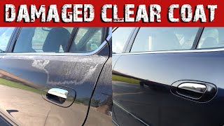 How to repair damaged clear coat AT HOME with SPRAY CANS [upl. by Tien492]