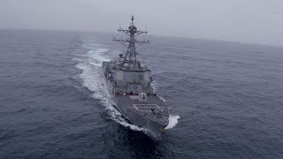 Life at Sea Aboard ArleighBurke Class Destroyer USS Momsen DDG92 [upl. by Ikcaj407]