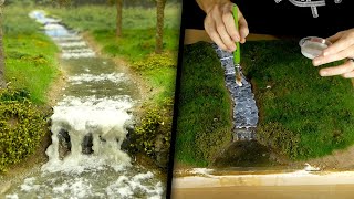 Build an Awesome River Diorama – Realistic Scenery Vol22 [upl. by Newsom]