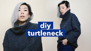 DIY Turtleneck  WITHWENDY [upl. by Norvil]