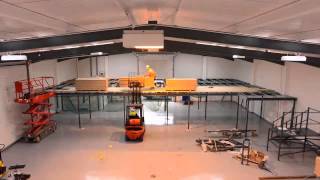 Mezzanine Floor Installation Timelapse  HMF UK [upl. by Jemine642]