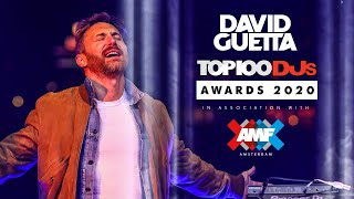 David Guetta  AMF Presents Top 100 DJs Awards 2020 [upl. by Sula]