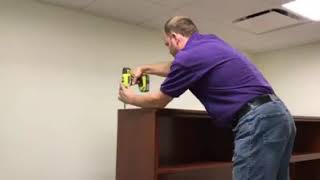 How To Remove Desk With Hutch [upl. by Edrea]