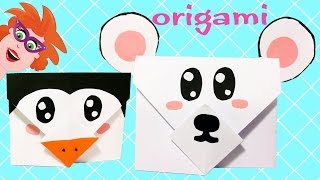 Origami enveloppen maken van papier [upl. by Eniawtna56]