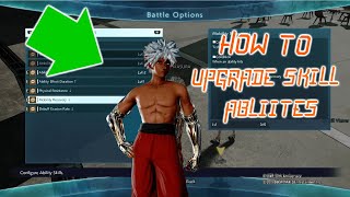 JUMP FORCE How to UPGRADE Skill Abilities Quick and Easy [upl. by Remat]