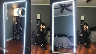 DIY Affordable Light Up Full Body Mirror [upl. by Blakeley]