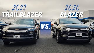 The Chevrolet TRAILBLAZER vs BLAZER COMPARISON [upl. by Niemad]