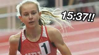 Katelyn Tuohy National 5k Record [upl. by Koblas]