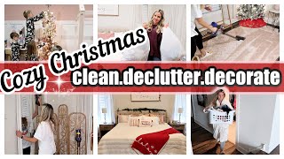 NEW COZY CHRISTMAS CLEAN DECLUTTER AND DECORATE TIFFANI BEASTON HOMEMAKING 2023 [upl. by Atla926]