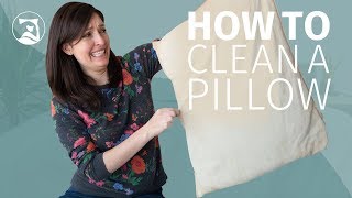 How To Clean Your Pillow  Its Easy [upl. by Yeleak350]