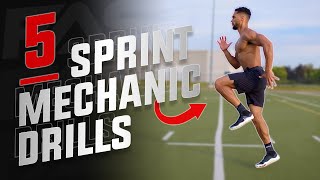 TOP 5 SPRINT MECHANIC DRILLS  SPEED TRAINING FOR ATHLETES [upl. by Celle861]