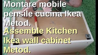 Come assemblare mobile Ikea Metod  How to assemble Ikea cabinet Metod 13 [upl. by Anerb]