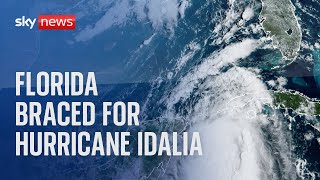 Hurricane Idalia makes landfall [upl. by Mouldon752]