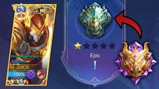 WELCOME TO EPIC LEGENDS The hardest rank in mobile legends [upl. by Rosalie]