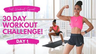 30 Day Workout Challenge  I AM IN CONTROL  Day 1  NO EQUIPMENT REALTIME Workout [upl. by Daniel155]