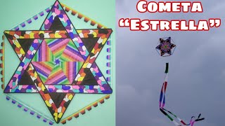 Cómo Hacer un Papalote o Cometa quotEstrellaquot  How to Make Star Kite  Saranggola Star [upl. by Trenna]