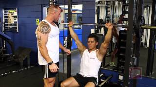 Smith Machine Shoulder Press [upl. by Eannej]