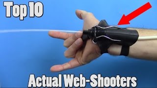 10 Real Life WebShooters You Wont Believe [upl. by Dnama789]