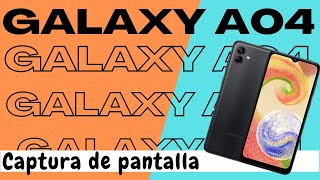 Hacer Captura de Pantalla en Samsung A04 [upl. by Ordnas256]