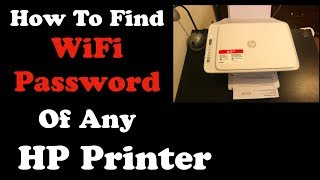 How To Find WiFi Password Of Any HP Printer [upl. by Hazelton]