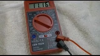 Harbor Freight  CenTech 7 Function Digital Multimeter Review [upl. by Robers]