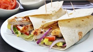 How to Make Chicken Wraps  Easy Chicken Wrap Recipe [upl. by Monafo]