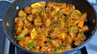 Orange Chicken Recipe at Home Easy Step by Step [upl. by Nefets]