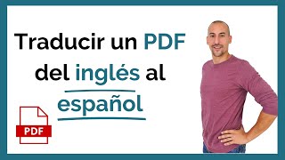 🚀 Cómo traducir un PDF del inglés al español  GRATIS [upl. by Cychosz]