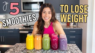 5 SMOOTHIES FOR THE WEEK TO LOSE WEIGHT Yovana [upl. by Kaenel]