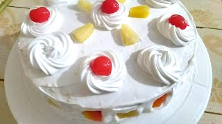 Simple Creamy Fruit Cake  Gluten Free  Very Tasty [upl. by Sonnie]