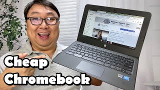 Cheapest 2021 116quot HP Chromebook Review [upl. by Yrrab82]