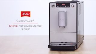 Melitta® Solo®  Tutorial Kaffeevollautomat reinigen [upl. by Ognimod]