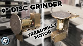 Disc Grinder From a Free Treadmill Motor Multi Position [upl. by Ho]