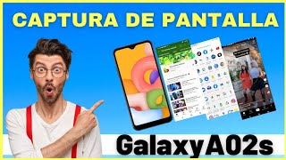 Como Hacer Captura de Pantalla Samsung Galaxy A02s [upl. by Trenton797]