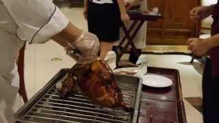 Peking duck  Canard laqué de Pékin 北京烤鸭 [upl. by Alithia]