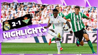 Real Madrid 21 Real Betis  HIGHLIGHTS  LaLiga 202223 [upl. by Rempe133]