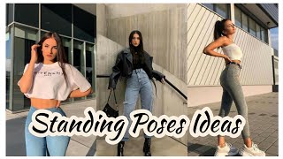 Instagram Standing Poses Ideas For Girls  How To Pose  Best Photo Poses Girls  Bmazing❤️❤️ [upl. by Aramot]