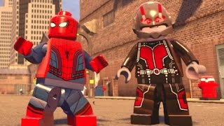 LEGO Marvels Avengers  All DLC Characters Free Roam Gameplay [upl. by Milak]